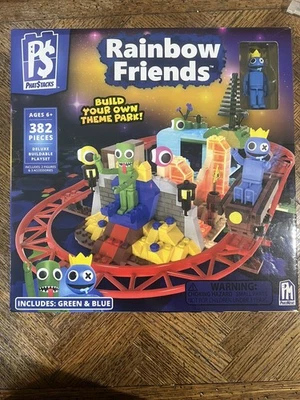 Rainbow Friends Playset Toy Deluxe Buildable Theme Park Lego Blocks NEW LIMITED - Image 1 of 4