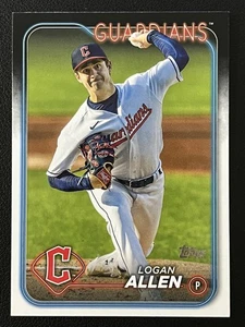 2024 Topps #339 Logan Allen Cleveland Guardians - Bild 1 von 2