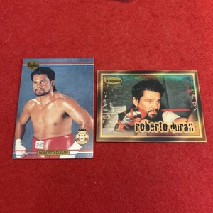 Roberto Duran - 1991 Ringlords #20 & 1996 Ringside #26 - Picture 1 of 13