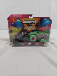 Monster Jam 2022 - Paquete de 2 Nitro Neon - Zombie vs. Bakugan Dragonoid - Bonito - Imagen 1 de 10
