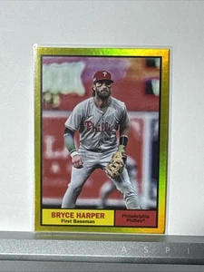 Bryce Harper 2024 Topps Archives - 1961 Topps Yellow Foilboard #73 Phillies - Picture 1 of 10