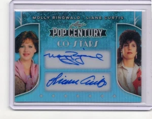 2025 Leaf Pop Century Molly Ringwald Liane Curtis Co-Star DUAL PLATINUM AUTO 4/4 - Picture 1 of 1