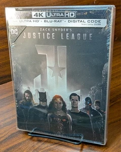 Zack Snyder’s Justice League 4K STEELBOOK (4K) NEW-w/PROTECTIVE SLEEVE! - Picture 1 of 4