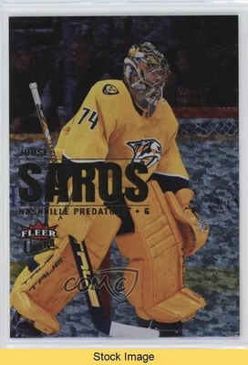 2023-24 Upper Deck Fleer Ultra Patterned Foilboard Juuse Saros #79 READ - Image 1 of 3