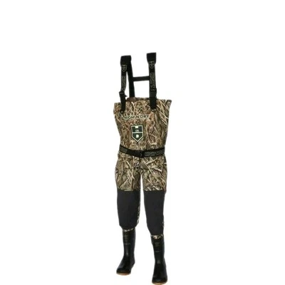 Mossy Oak High N' Dry Breathable Chest Waders Shadow Grass Blade Camo Size 15S - Image 1 of 3