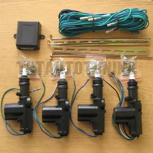 New Central Locking Kit with 4 Actuators for 2 or 4 Door Cars - UNIVERSAL - Picture 1 of 1