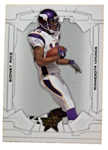 Tarjeta Sidney Rice 18 NFL #56 Minnesota Vikings #104 - Imagen 1 de 3