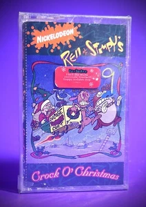 Cassette Tape • (Sealed) Ren & Stimpy • Crock O' Christmas NEW! 1993 - Picture 1 of 5
