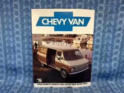 Chevrolet Chevy Van G10 1976, 20, 30 folleto de ventas original - 12 páginas Foto 1 de 3