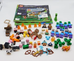 Lego Minecraft Konvolut Figuren und einige Anleitungshefte - Bild 1 von 8