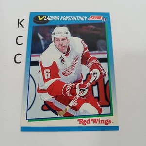 1991 SCORE NHL Hockey Trading card di VLADIMIR KONSTANTINOV #659 - Foto 1 di 2