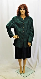 Schneberger Da. Kleid Langarm Polyester 30 Grad waschbar grüngemustert Gr. 42 - Picture 1 of 4