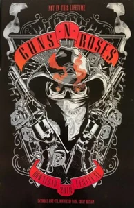 Guns N Roses 2019 UK, gerahmtes Konzert Poster Download Festival - Bild 1 von 2