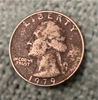 1979 Washington Quarter Improperly Annealed Plancard and Error - Image 1 of 2