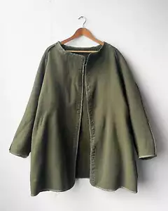 Vintage Fur Liner Military Jacket - Dutch - Olive Green - Meduim/Large - Picture 1 of 10