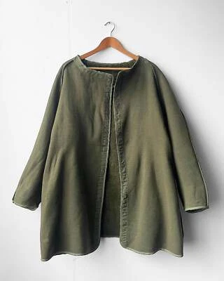 Vintage Fur Liner Military Jacket - Dutch - Olive Green - Meduim/Large - Image 1 of 4