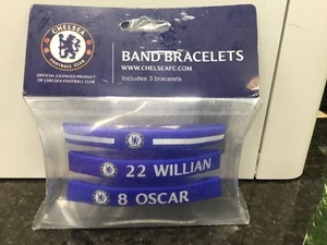 BANDAS DE PULSERA CHELSEA CON LICENCIA OFICIAL 3 SURTIDAS TALLA ÚNICA PARA TODOS - Imagen 1 de 2