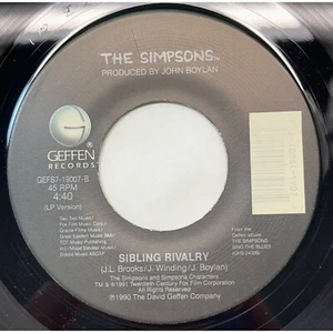 The Simpsons Sibling Rivalry / Deep, Deep Trouble 45 Rap TV Soundtrack Neuheit - Bild 1 von 6