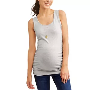 Oh! Serbatoio Base Mamma Maternity con Ruggine Laterale, Grigio Erica, 1X - Foto 1 di 2