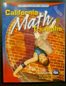 CA Math Triumphs GLENCOE 8. KLASSE 8 4A KERN MATHEMATIK VERBRAUCHSMATERIAL ARBEITSBUCH LN - Bild 1 von 12