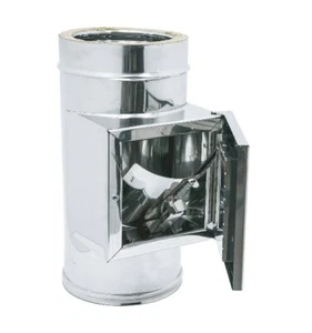 MODULO RACCOLTA INCOMBUSTI DOPPIA PARETE COIBENTATO 50 mm- INOX - STUFE e CAMINI - Foto 1 di 5