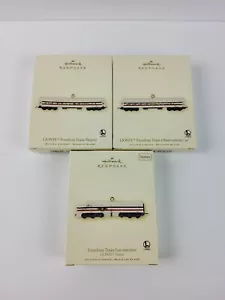 Hallmark 3 Tren Lionel Freedom Locomotora Coche de Observación Pasajero Dormitorio #12 - Imagen 1 de 8