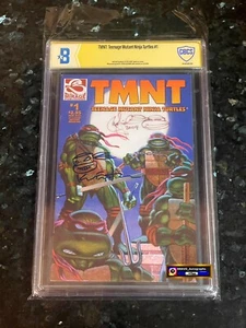 KEVIN EASTMAN SIGNED COMIC BOOK TMNT PETER LAIRD SIGNED COMIC BOOK TMNT #1 - Picture 1 of 3