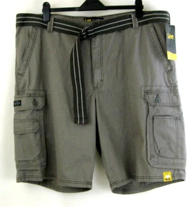 Lee Men's 44 Vapor Cargo Shorts with Belt & Cell Phone Pocket NEW - Picture 1 of 7