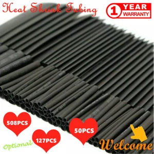 50-508X Heat Shrink Tubing Wire Wrap Assortment Set Electrical Connection Cable - Picture 1 of 10