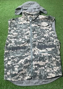 JR G.I. Ranger Vest Camo Hooded Multi Pocket Hiking Fishing Travel Size Youth XL - Picture 1 of 5
