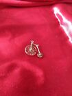 Vintage Sterling Silver Penny Farthing Charm. 