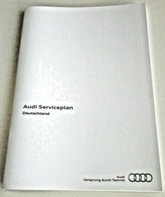  Original Audi - Serviceplan Serviceheft für A1,A3,A4,A5,A6,A7,A8,Q3,Q5,Q7,TT - Bild 1 von 4