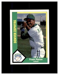 1990 CMC #14 Frank Mattox Denver Zephyrs