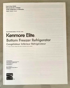 Kenmore Elite Bottom Freezer Refrigerator Use & Care Guide Models 795.7205, 7204 - Picture 1 of 3