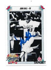 JOHN HALE 1990 TARGET AUTOGRAPHED SIGNED # 309 DODGERS