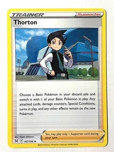 Thorton 167/196 Uncommon Lost Origin Pokemon Pack Fresh - Picture 1 of 5