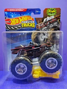 2025 Hot Wheels Monster Trucks CLASSIC TV SERIES BATMOBILE (FYJ44) - Imagen 1 de 8