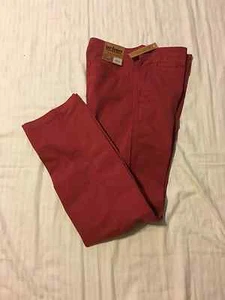 Urban Pipeline: Pantalones de sarga estilo frente plano para hombre: ladrillo rojo, 33 x 30 - Imagen 1 de 5