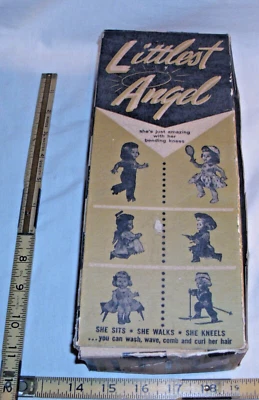 R&B DOLL CO. LITTLEST ANGEL DOLL BOXED 1953 - Image 1 of 3