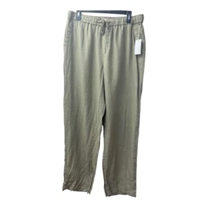 KENAT green pant size L  linen / cotton NWT - Picture 1 of 13