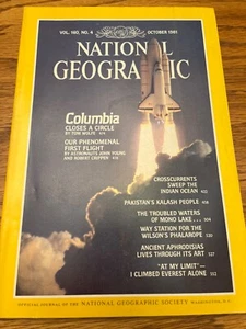 National Geographic Magazine Oktober 1981 Columbia Space Shuttle - Bild 1 von 1