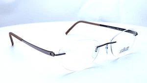 Silhouette 5529 II 6760 Rose Gold Desert Oval Rimless Womens Eyeglasses 50mm - Picture 1 of 6
