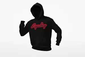 LEGENDARY BLACK PULLOVER HOODIE - Picture 1 of 3
