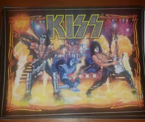 The Band Kiss Pinball Machine Decal - Picture 1 of 3