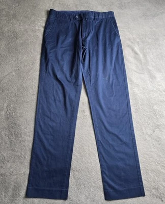 J Lindeberg Trouser Pants Mens 32x32 (31) Blue Cotton Elastane Narrow Fit - Image 1 of 4