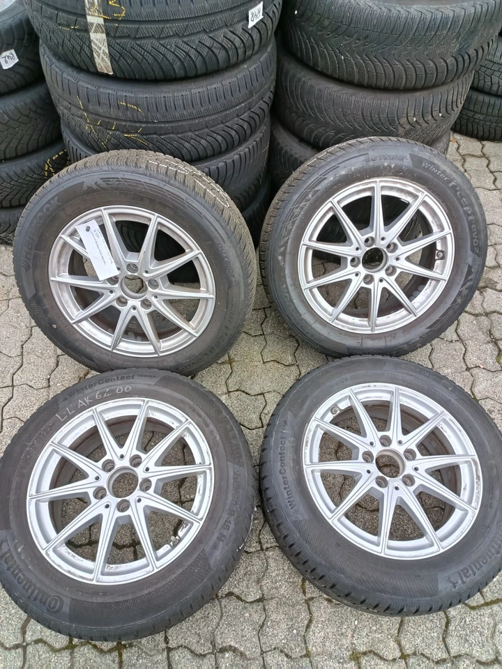 Mercedes A B Klasse CLA W177 W247 W118 205/60 R16 Winter Räder Winterräder ALU - Bild 1 von 4