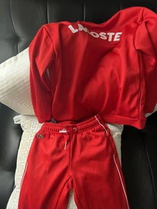 Lactose 2 Piece Red Jump Suit. Size 8 Excellent Condition. Boys - Picture 1 of 4
