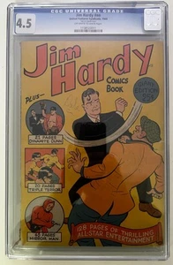 Jim Hardy (1944) Golden Age Comic CGC 4.5 - Only 4 Copies on the Census - Picture 1 of 2