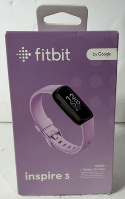 Monitor de ritmo cardíaco Fitbit Inspire 3 rastreador de salud y estado físico | Lilac Bliss *NUEVO* Foto 1 de 4