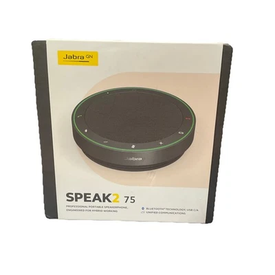 Jabra Speak2 75 UC Wireless Bluetooth Portable Conference Speaker - Great Deal! - Image 1 of 3